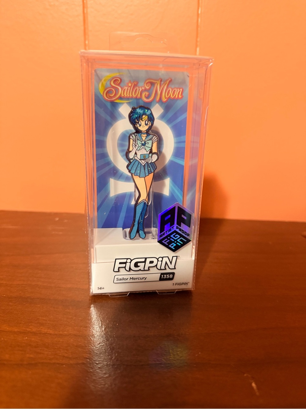 Sailor Mercury Enamel Pin - Blue